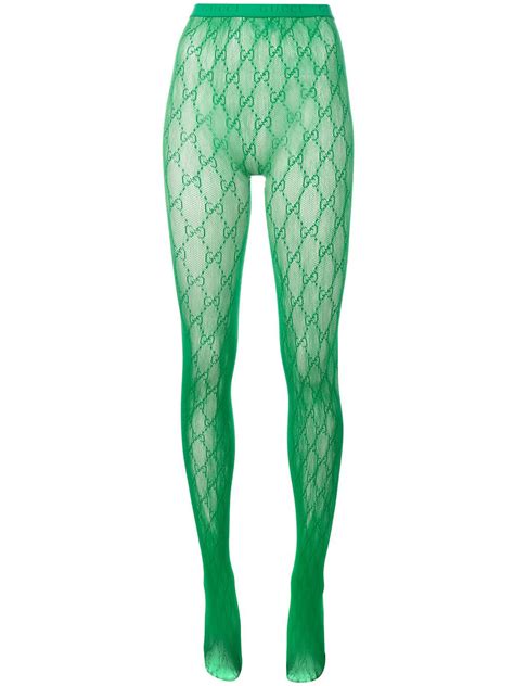 gucci green tights|authentic Gucci stockings.